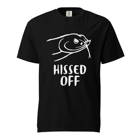 Hissed Off White Text T-Shirt