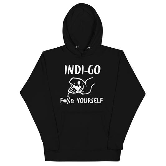 Indigo Bad Language Hoodie